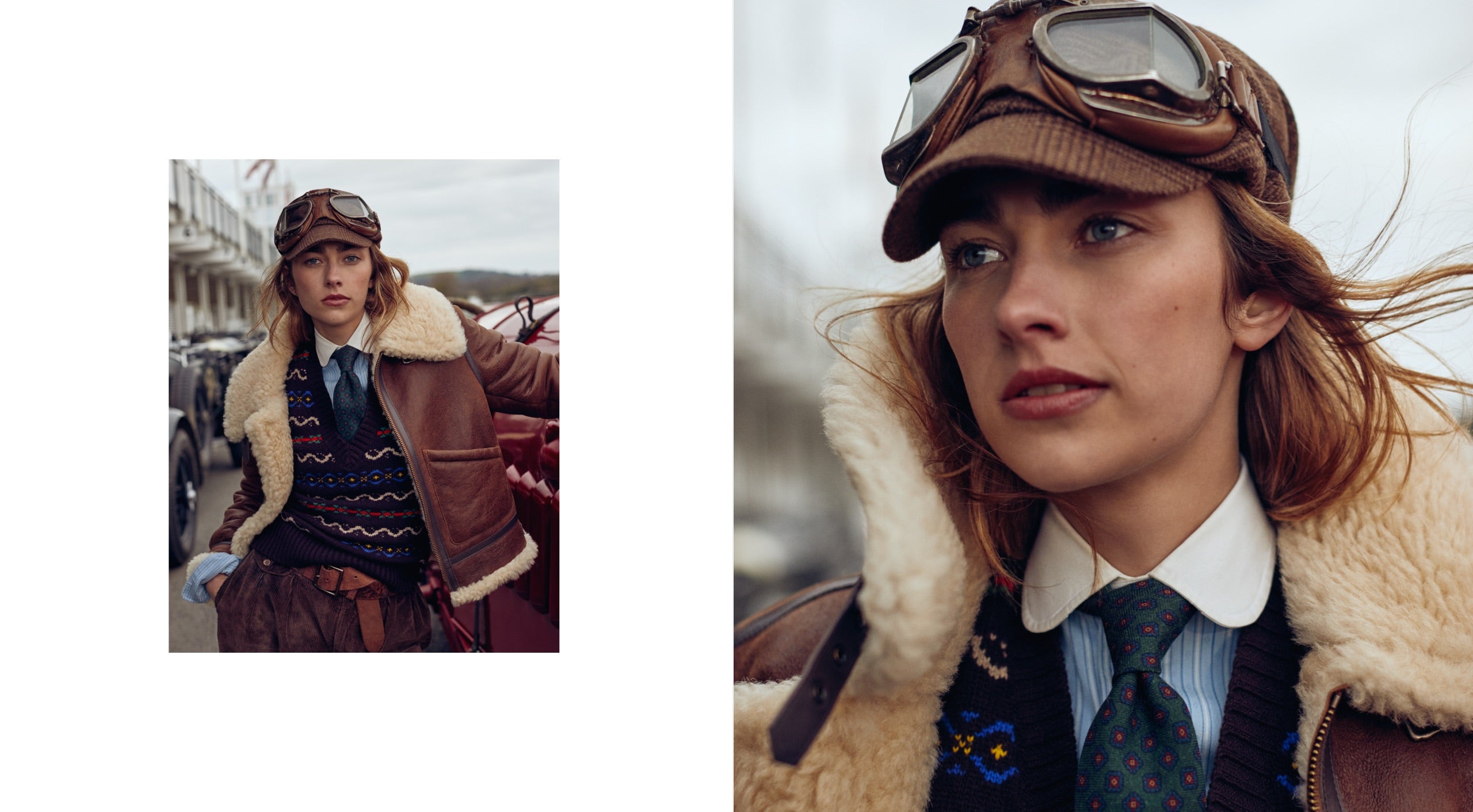 <strong>ON LOCATION</strong><br/><span>This season of Polo Originals, inspired by the golden era of Grand Prix car racing, was photographed at the Goodwood Motor Circuit, which is located in West Sussex, on the 12,000-acre Goodwood Estate. The Circuit has since become known for hosting a number of prestigious motorsport events, including the famous Festival of Speed and Revival.</span> <br/><rlmag_link href="https://www.ralphlauren.pl/en/search?cgid=brands-prl-tough-and-refined-cg"><button class="shop-collection">Shop the Story</button></rlmag_link>