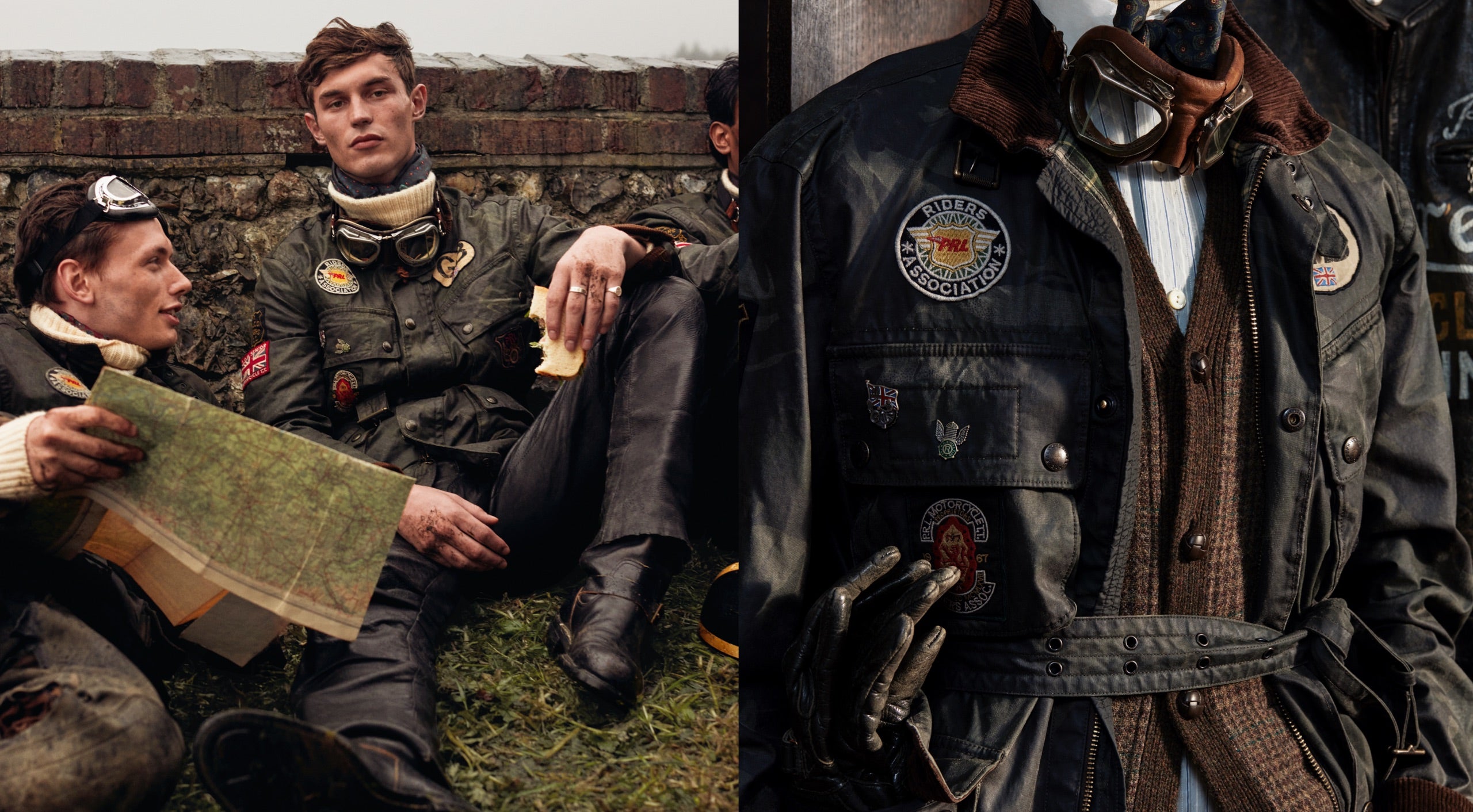 <strong>ON LOCATION</strong><br/><span>This season of Polo Originals, inspired by the golden era of Grand Prix car racing, was photographed at the Goodwood Motor Circuit, which is located in West Sussex, on the 12,000-acre Goodwood Estate. The Circuit has since become known for hosting a number of prestigious motorsport events, including the famous Festival of Speed and Revival.</span> <br/><rlmag_link href="https://www.ralphlauren.pl/pl/search?cgid=brands-prl-tough-and-refined-cg"><button class="shop-collection">Shop the Story</button></rlmag_link>