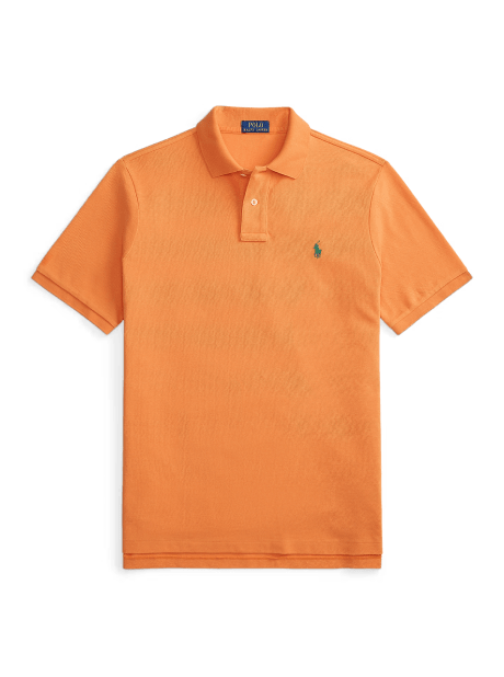 Slim Fit Mesh Polo Shirt
