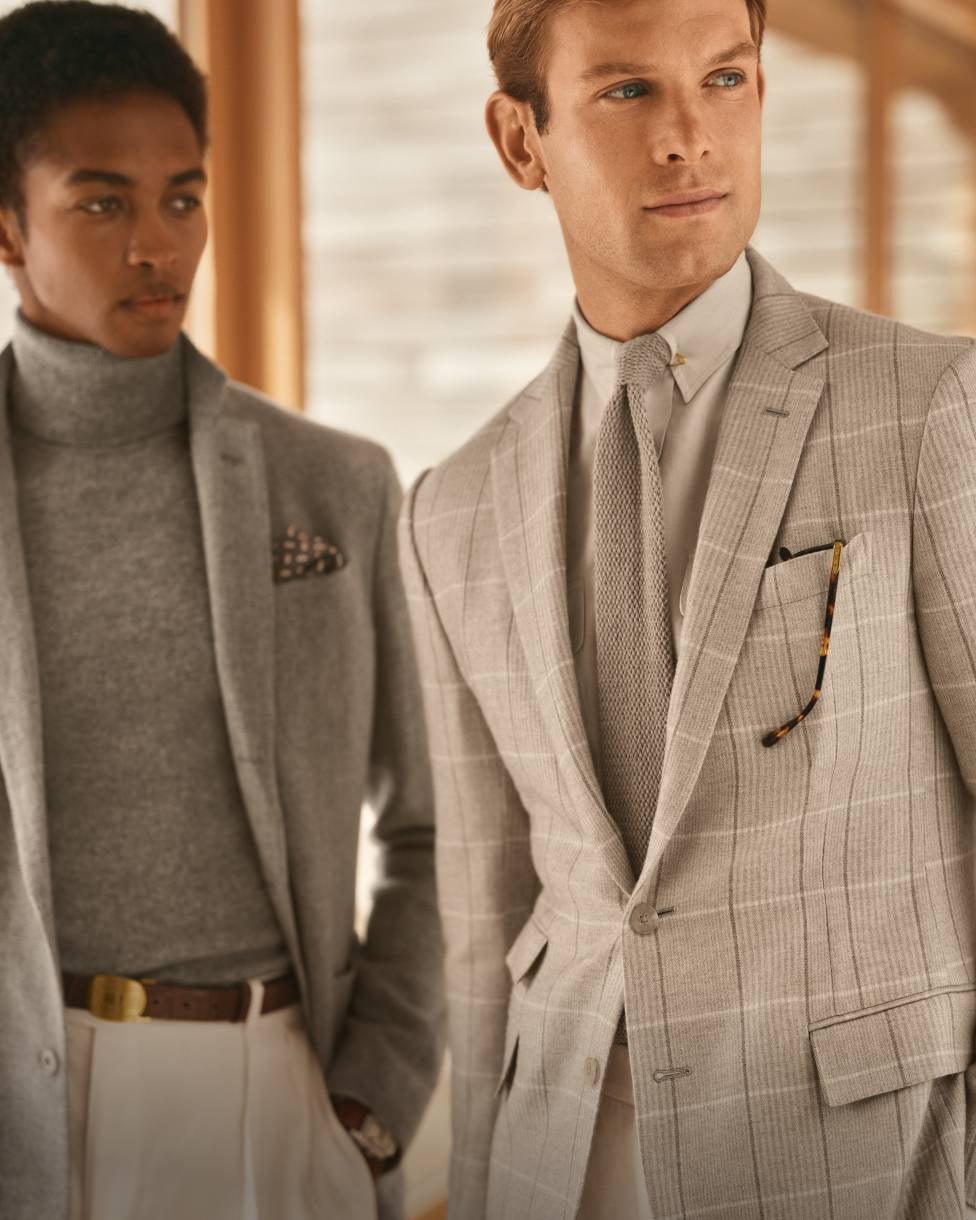 Kent Hand-Tailored Plaid Blazer
