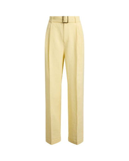 Bacall Linen Belted Trouser
