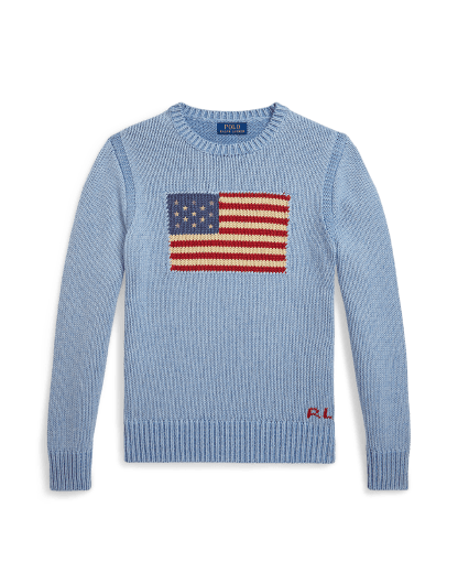 Heathered Iconic Flag Jumper
