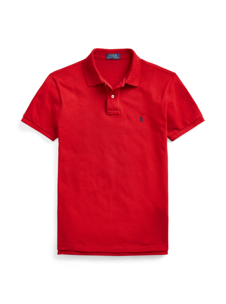 Koszulka polo Slim Fit z tkaniny o siatkowym splocie