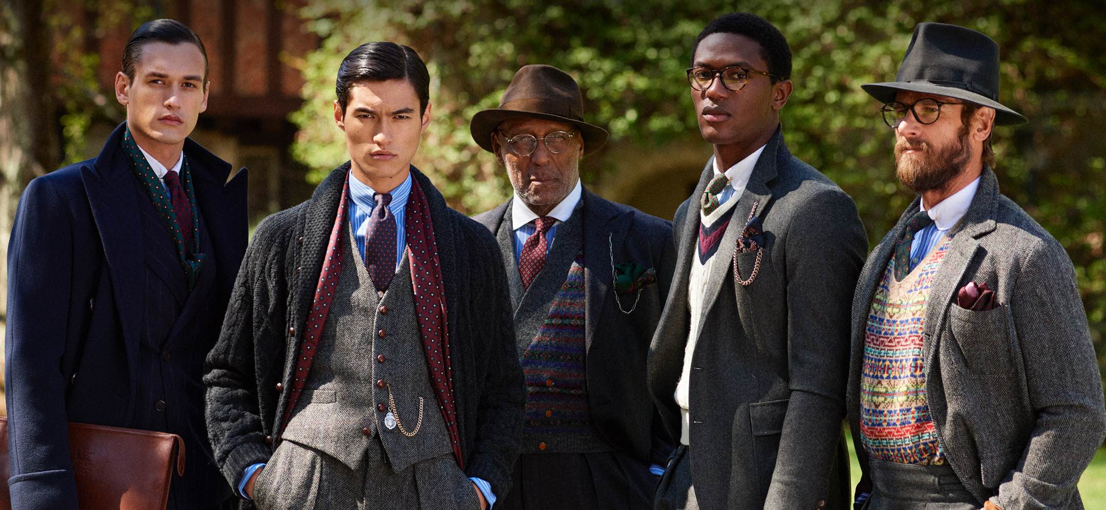 Men in vintage-inspired & classic Polo tailoring