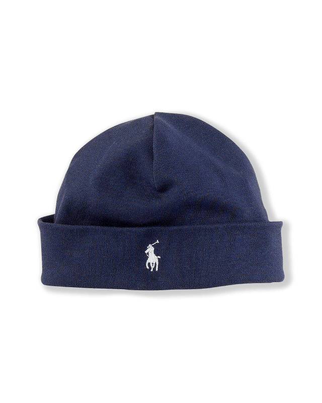 Czapka beanie z bawełny interlock