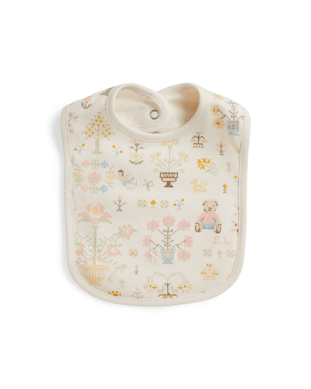 Śliniak bawełniany Polo Bear Interlock
