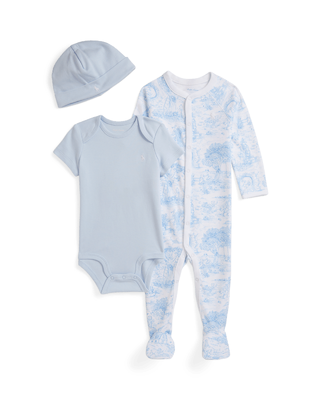 Zestaw 3 prezentów Toile Cotton