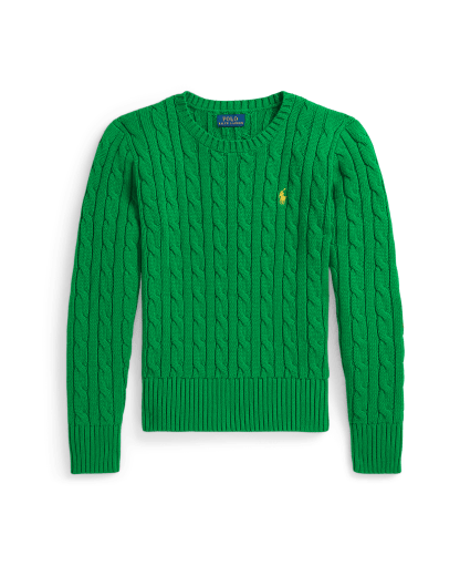 Sweter bawełniany z łatami na łokciach